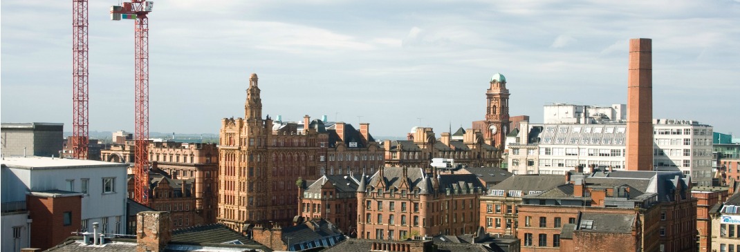 Industrielle Seite von Manchester